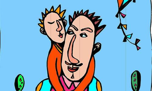 关于爸爸的作品：爸爸的笑容_900字