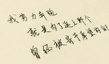 我用努力书写人生_800字