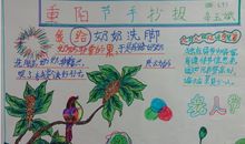 重阳节手抄报_20字