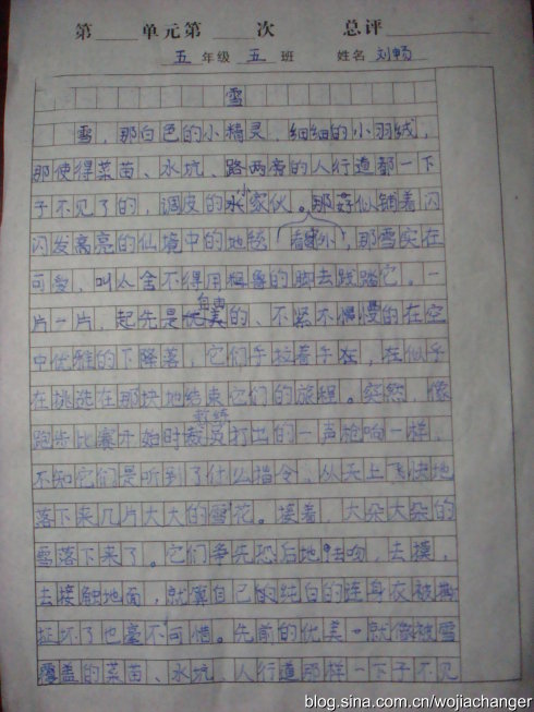 雪上的构图：看到雪_250字