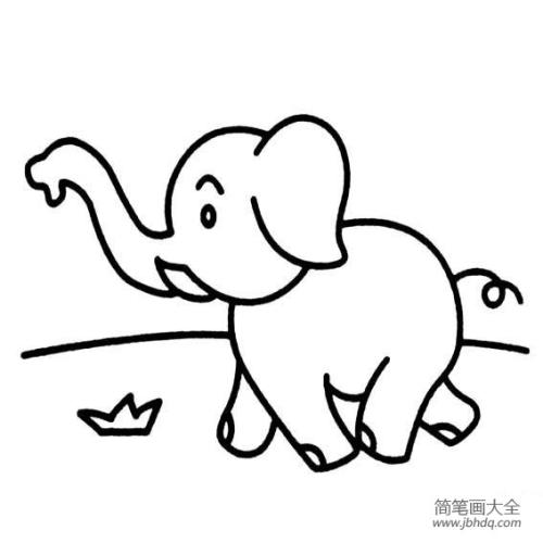 可爱的大象_300字