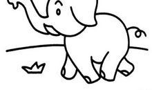 可爱的大象_300字