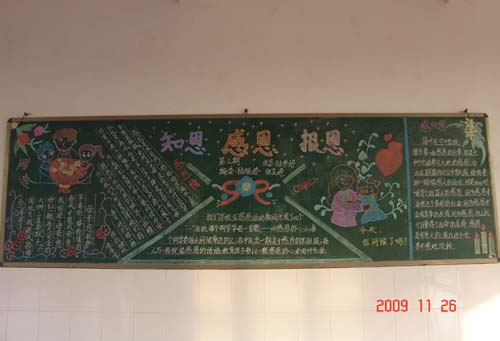 感恩节黑板（6）_20字