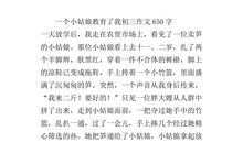 我要推荐她_650字