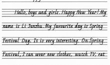 关于春节的英语作文：春节英语作文_350字