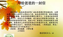 致爸爸的一封信_450字