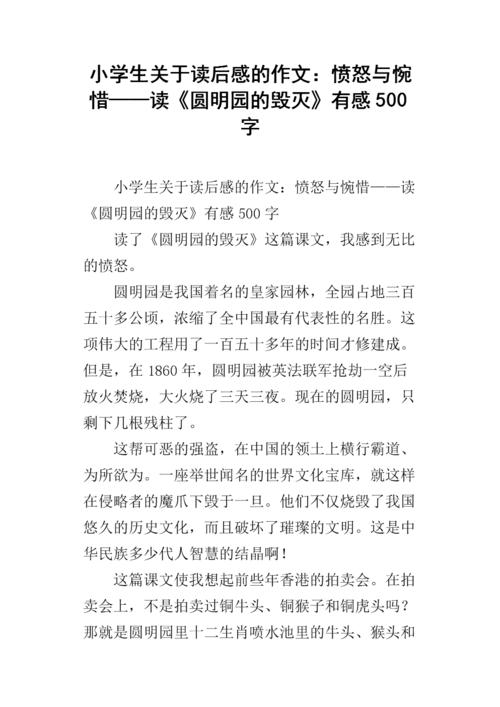 愤怒和遗憾 - “破坏袁明源”_700字