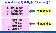 作文审题双定向