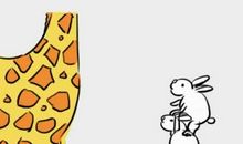 长颈鹿和小白兔_350字