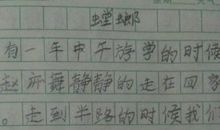 [优秀作文]捉螳螂_1000字