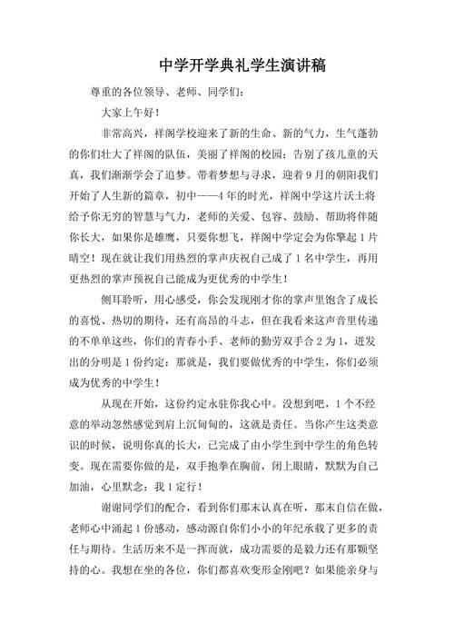 开幕式的学生