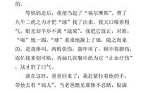 百无禁忌的童年趣事_400字