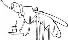 自大的蚊子_100字