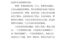 小梦想铸就大中国_550字