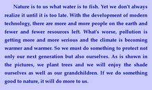 以环保为话题的英语作文素材