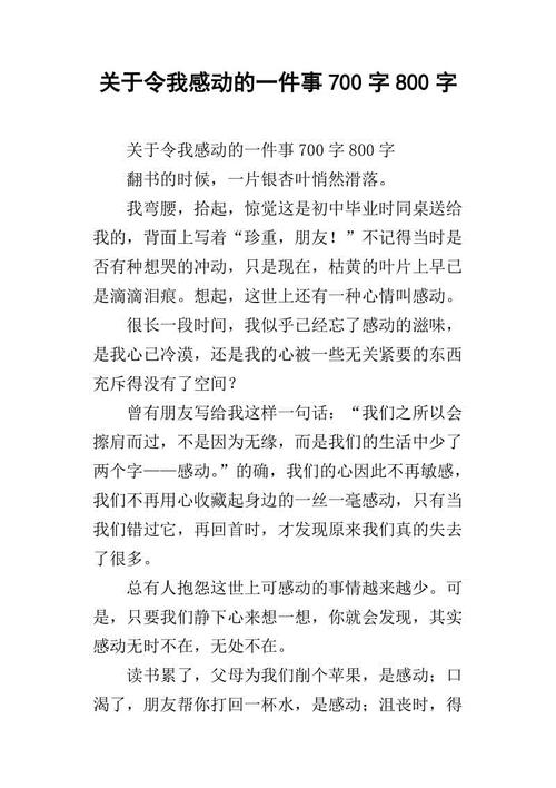 我触摸了一件事_900字