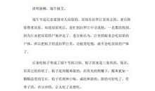 初二诗歌作文：端午节（二）_300字