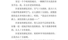 回老家_400字