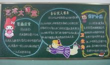 黑板报素材：爱树拾趣_花边黑板报_700字