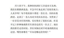 [超新星初中组]诚信_600字