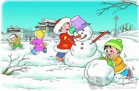 在雪景上的构图：令人难忘的雪球_550字