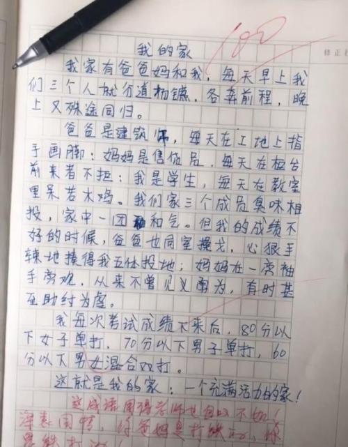关于家庭论文：我的家_900字