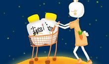 善良的小白兔白白_300字