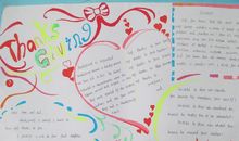 感恩节手抄报英文版