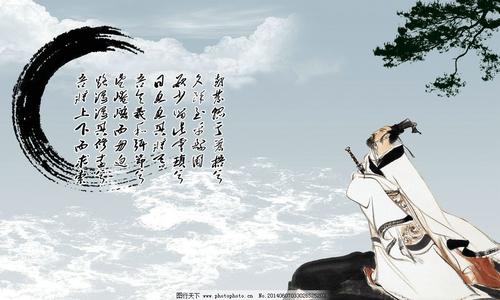 剪影白色莲花