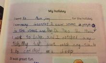 初一年级英语作文：My weekend_750字