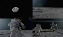 我终于登上月球啦_300字