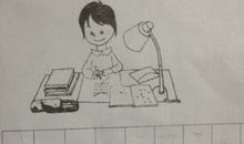 一年级看图写话：给妈妈送伞（四）_250字