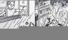 一年级看图写话：送伞_250字