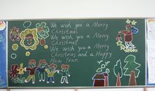 圣诞节黑板报（18）_20字