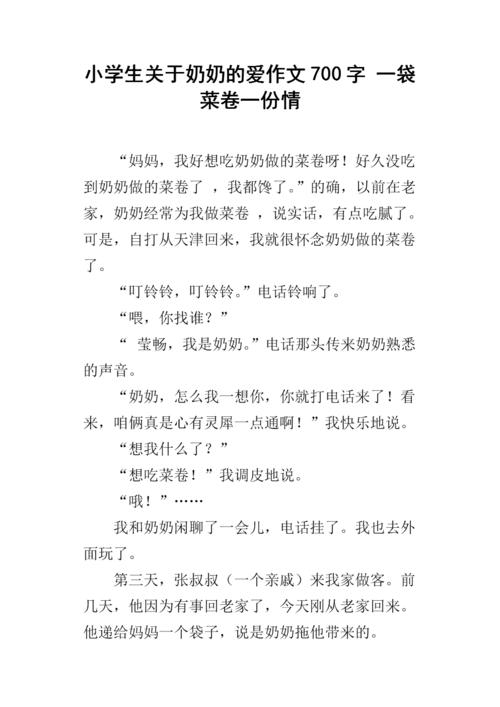 奶奶_700字