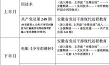 两个条例学习计划