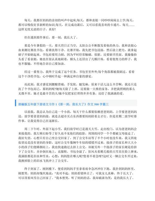 我们在夏天长大了_800字