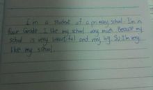 中考英语作文范文 My Classmate