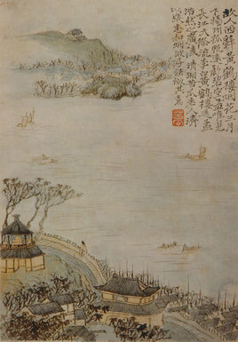 帆船是满满的，但你可以看到长江天际线