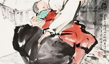 慈母倚门情，游子行路苦