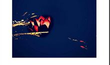 半竿落日，两行新雁，一叶扁舟。