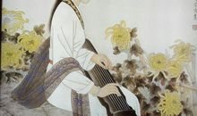 莫道不消魂，帘卷西风，人比黄花瘦