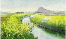 啼莺舞燕，小桥流水飞红。