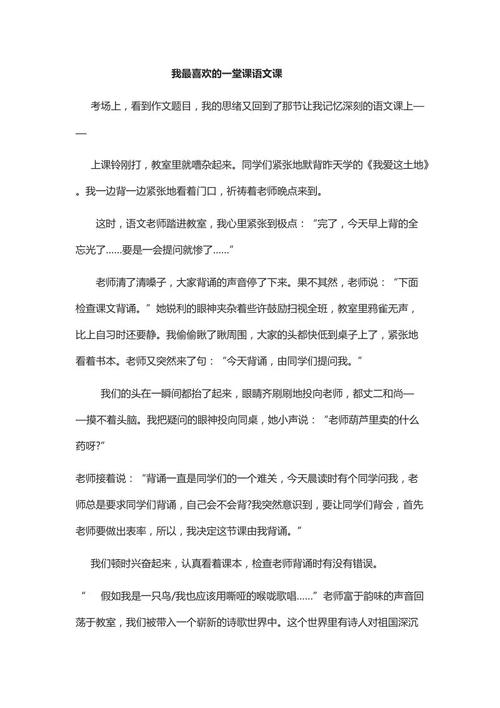 一种特殊的语言类_500字