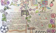 2018世界杯手抄报：足球世界