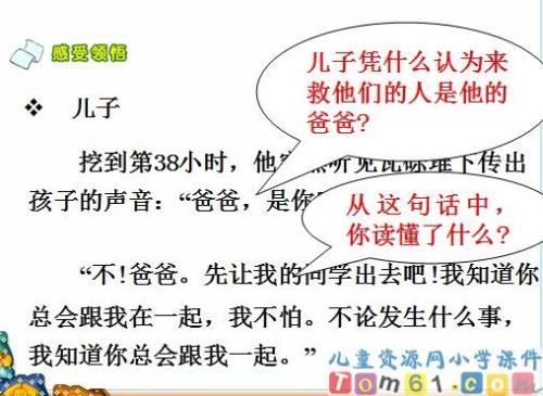 阅读“父亲和儿子在地震中”_400字
