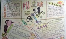 2018世界杯手抄报：hi，足球