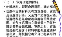 话题作文审题三招