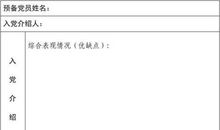 2015入党介绍人意见模板