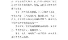 关于父爱的作文：父爱让我感动_900字